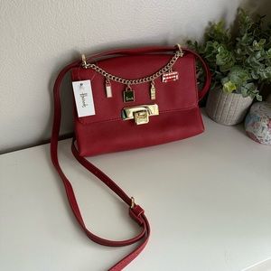 Harrods Red Crossbody- Brand New